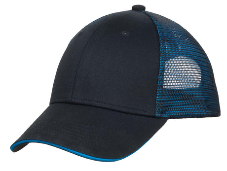 Port Authority    Double Mesh Snapback Sandwich Bill Cap