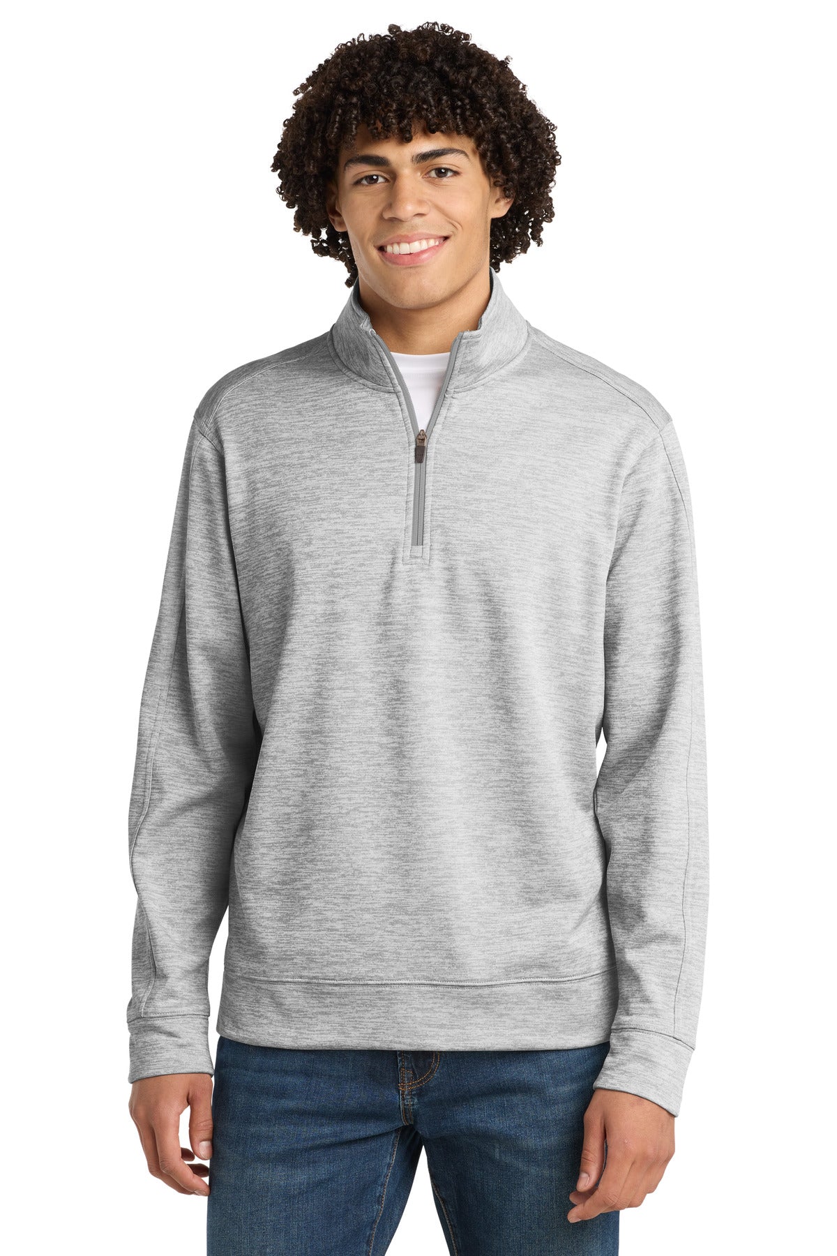 Sport-Tek Men's   PosiCharge   Electric Heather Fleece 1/4-Zip Pullover