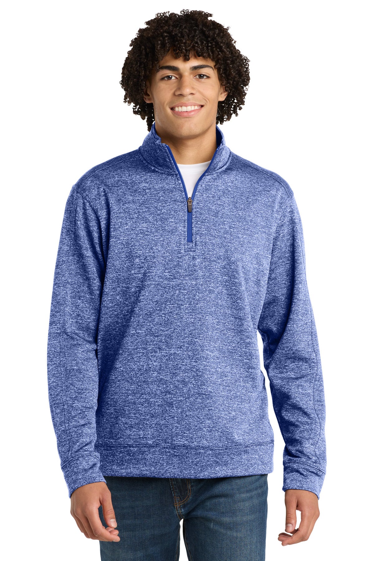 Sport-Tek Men's   PosiCharge   Electric Heather Fleece 1/4-Zip Pullover