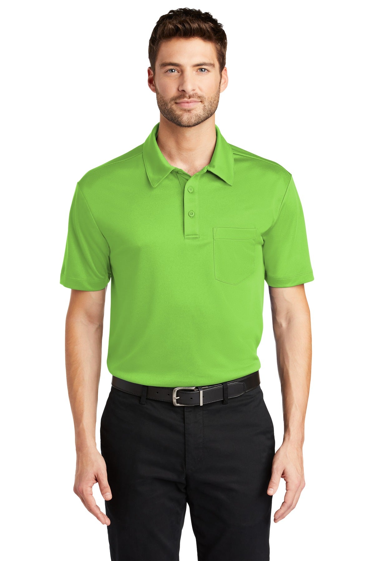 Port Authority Men's   Silk Touch Performance Pocket Polo