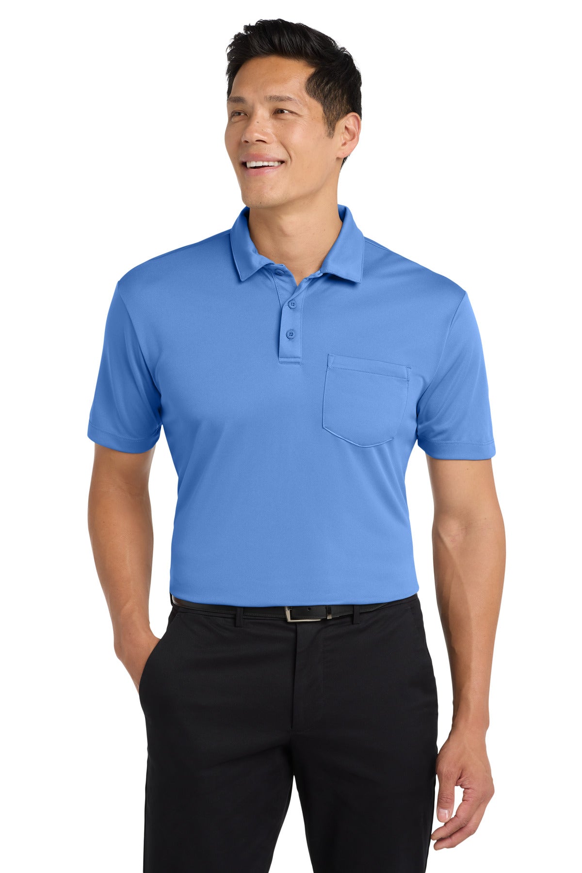 Port Authority Men's   Silk Touch Performance Pocket Polo