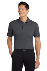 Port Authority Men's   Silk Touch Performance Pocket Polo
