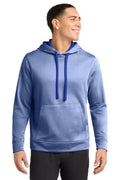 Sport-Tek Men's    PosiCharge    Sport-Wick    Heather Fleece Hooded Pullover