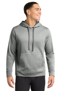 Sport-Tek Men's    PosiCharge    Sport-Wick    Heather Fleece Hooded Pullover