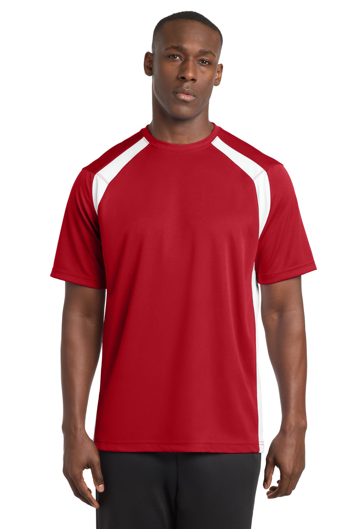Sport-Tek Men's   Dry Zone   Colorblock Crew