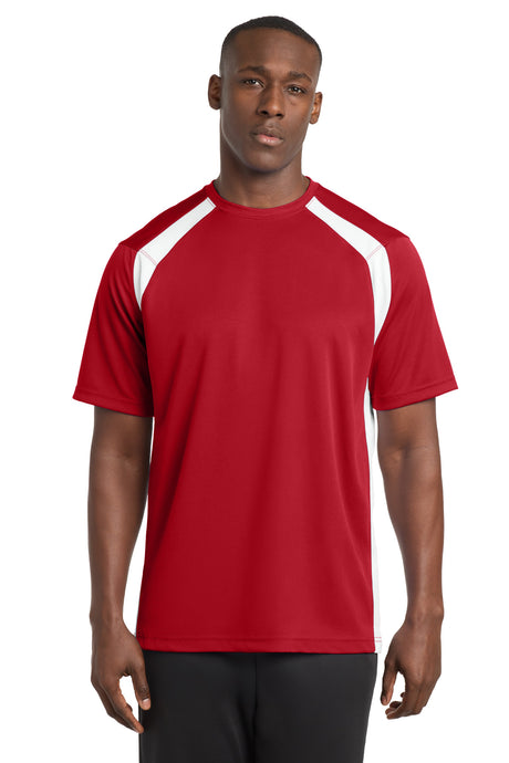 Sport-Tek Men's   Dry Zone   Colorblock Crew