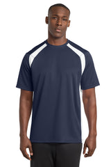 Sport-Tek Men's   Dry Zone   Colorblock Crew