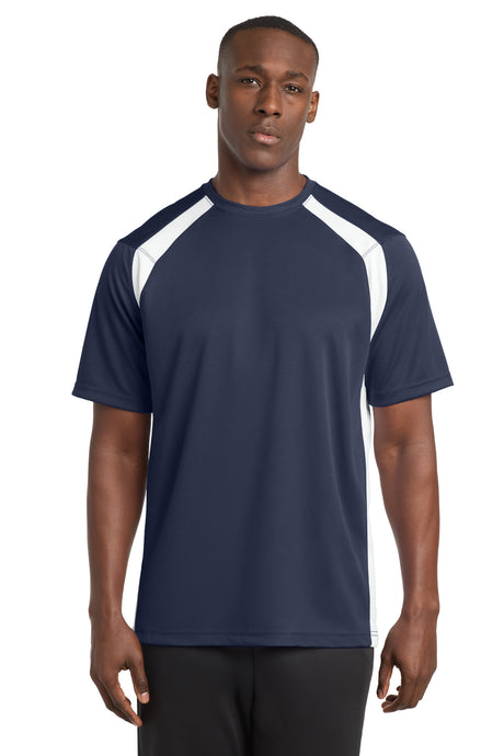 Sport-Tek Men's   Dry Zone   Colorblock Crew