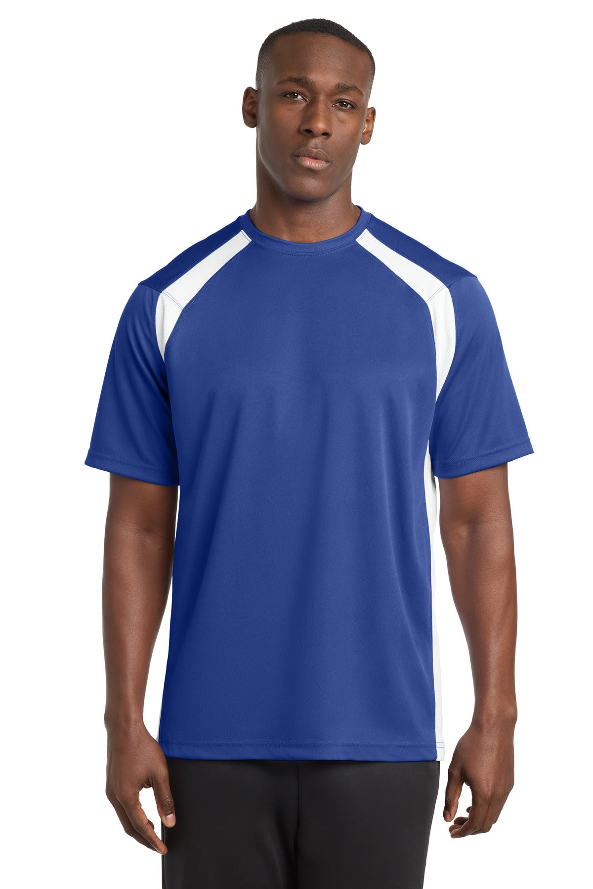 Sport-Tek Men's   Dry Zone   Colorblock Crew