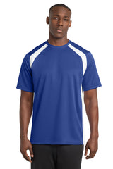 Sport-Tek Men's   Dry Zone   Colorblock Crew