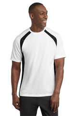 Sport-Tek Men's   Dry Zone   Colorblock Crew