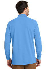 Port Authority Men's   EZCotton   Long Sleeve Polo-2