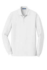 Port Authority Men's   EZCotton   Long Sleeve Polo-3