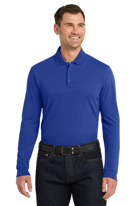 Port Authority Men's   EZCotton   Long Sleeve Polo