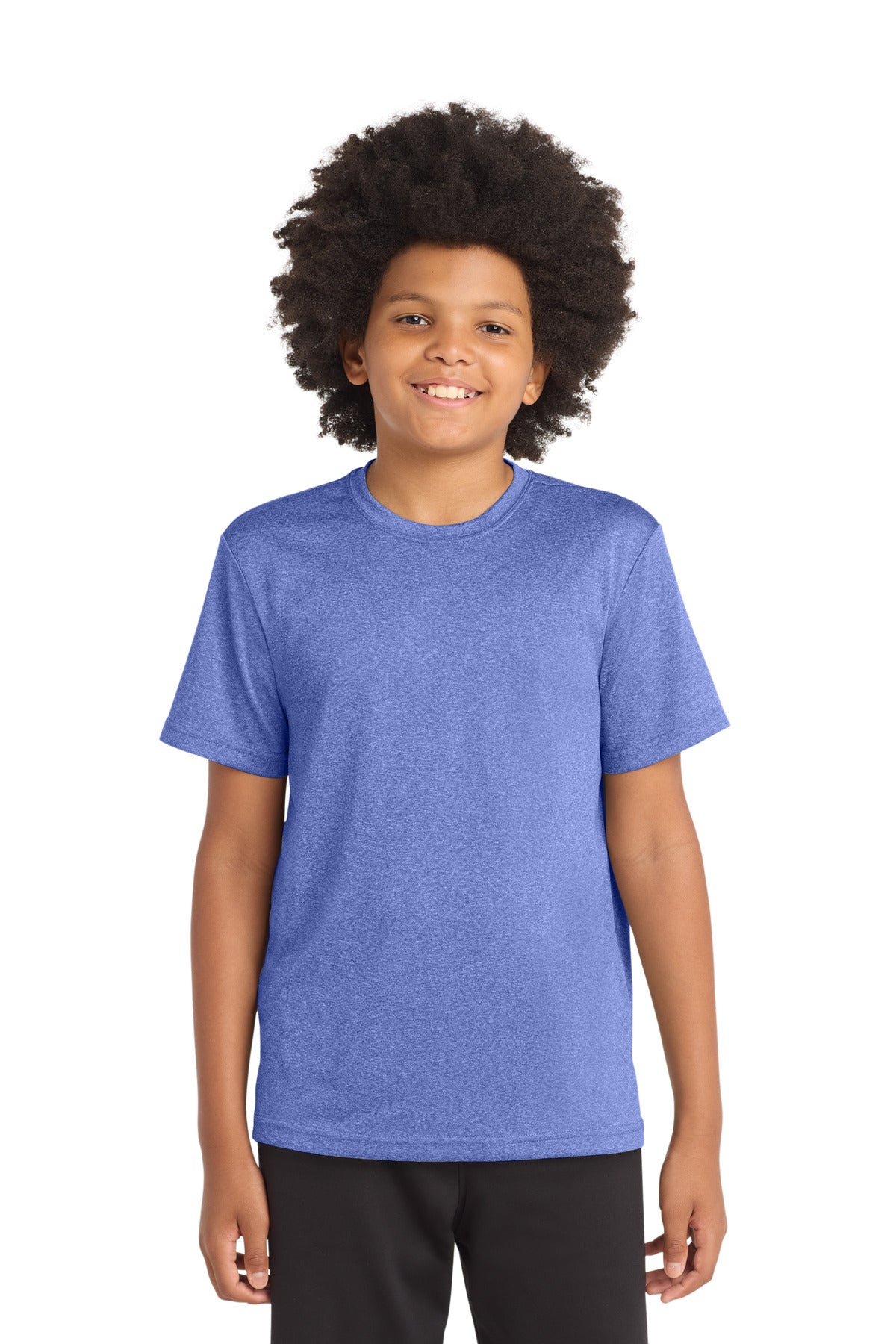 Sport-Tek Youth   Heather Contender Tee