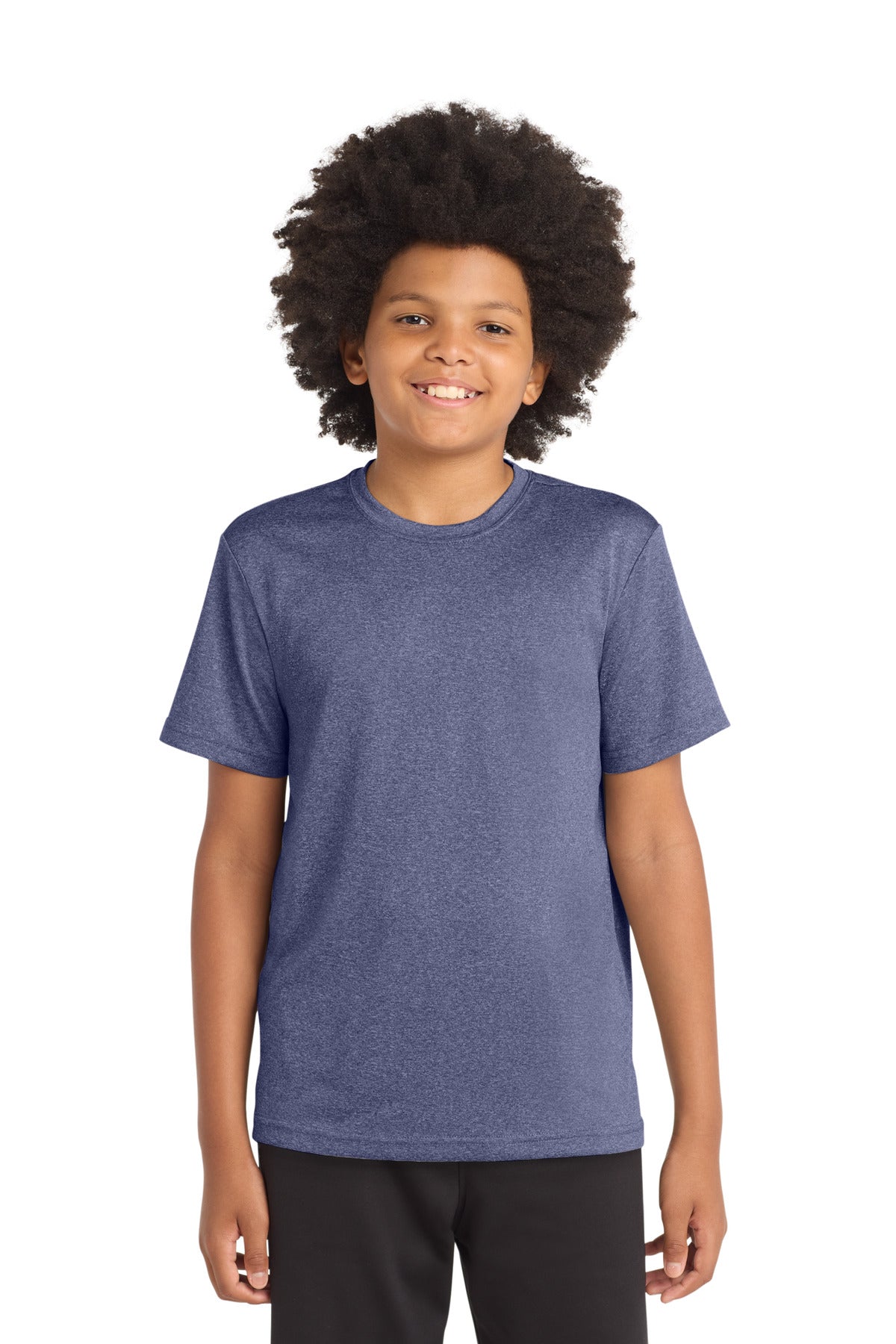 Sport-Tek Youth   Heather Contender Tee