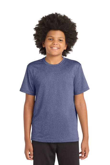 Sport-Tek Youth   Heather Contender Tee