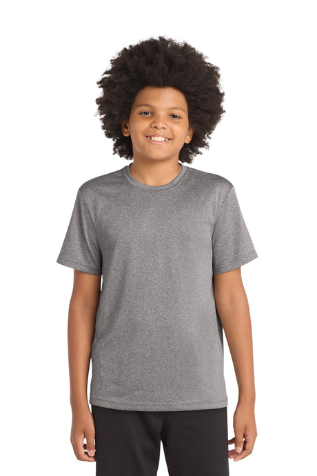 Sport-Tek Youth   Heather Contender Tee