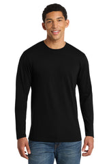Port & Co Men's   Long Sleeve Fan Favorite    Blend Tee