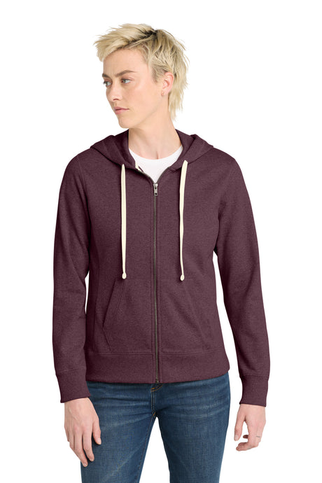 District Women's   Re-Fleece  Full-Zip Hoodie DT8103