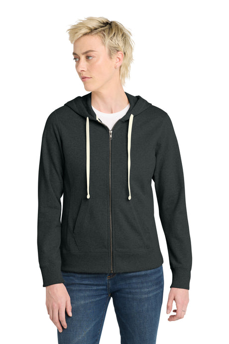 District Women's   Re-Fleece  Full-Zip Hoodie DT8103