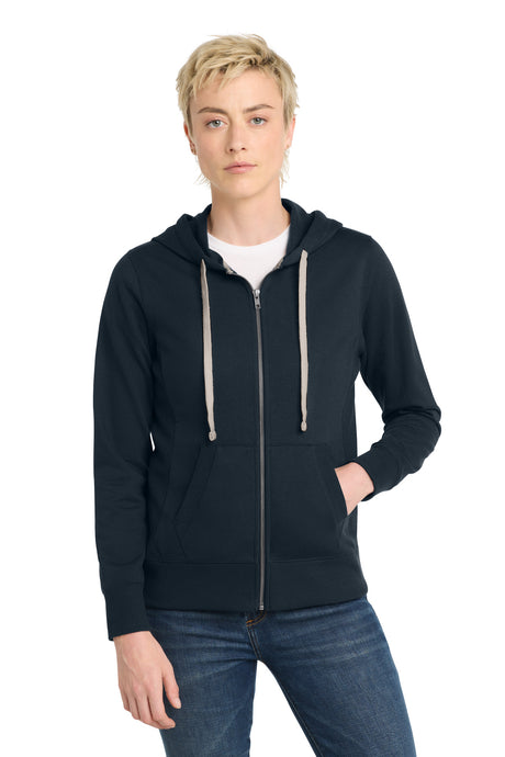 District Women's   Re-Fleece  Full-Zip Hoodie DT8103