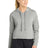 Sport-Tek Women's    PosiCharge    Tri-Blend Wicking Fleece Crop Hooded Pullover LST298