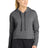 Sport-Tek Women's    PosiCharge    Tri-Blend Wicking Fleece Crop Hooded Pullover LST298