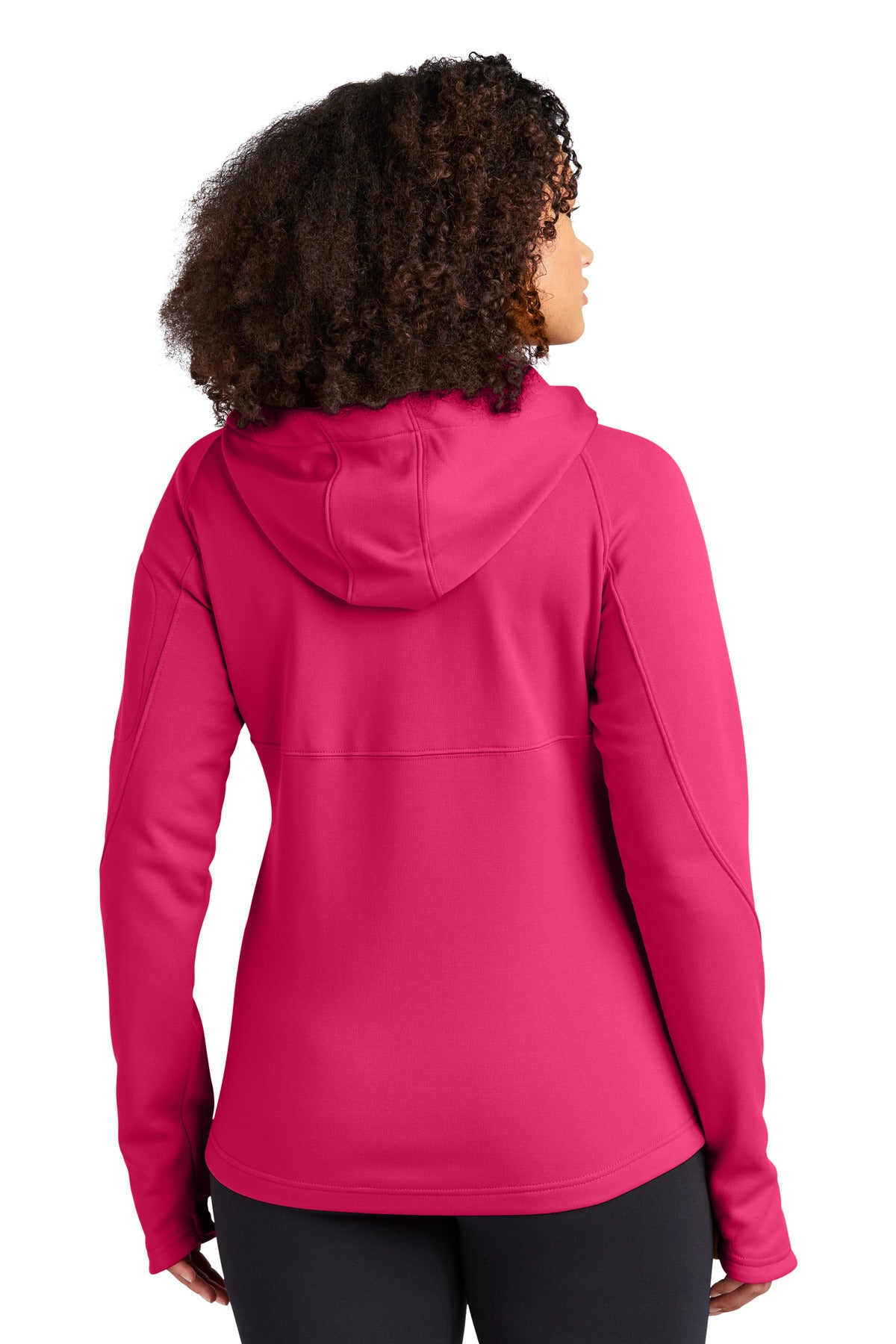 Sport-Tek Women's   Tech Fleece Full-Zip Hooded Jacket-2
