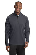 Sport-Tek Men's   Sport-Wick   Textured Colorblock 1/4-Zip Pullover