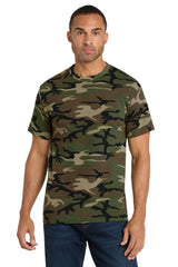 Port & Co Men's   Core Cotton Camo Tee