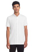 Mercer+Mettle Men's   Stretch Pique Full-Button Polo MM1006