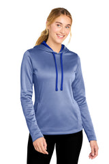 Sport-Tek Women's    PosiCharge    Sport-Wick    Heather Fleece Hooded Pullover