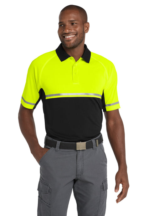CornerStone Men's    Select Lightweight Snag-Proof Enhanced Visibility Polo CS423