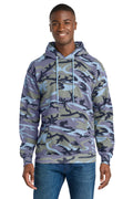 Port & Co Men's   Core Fleece Camo Pullover Hooded Sweatshirt