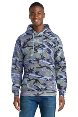 Port & Co Men's   Core Fleece Camo Pullover Hooded Sweatshirt