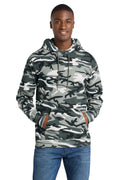 Port & Co Men's   Core Fleece Camo Pullover Hooded Sweatshirt