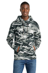 Port & Co Men's   Core Fleece Camo Pullover Hooded Sweatshirt