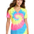 Port & Co Women's   Tie-Dye V-Neck Tee