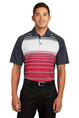 Sport-Tek Men's   Dry Zone   Sublimated Stripe Polo-1