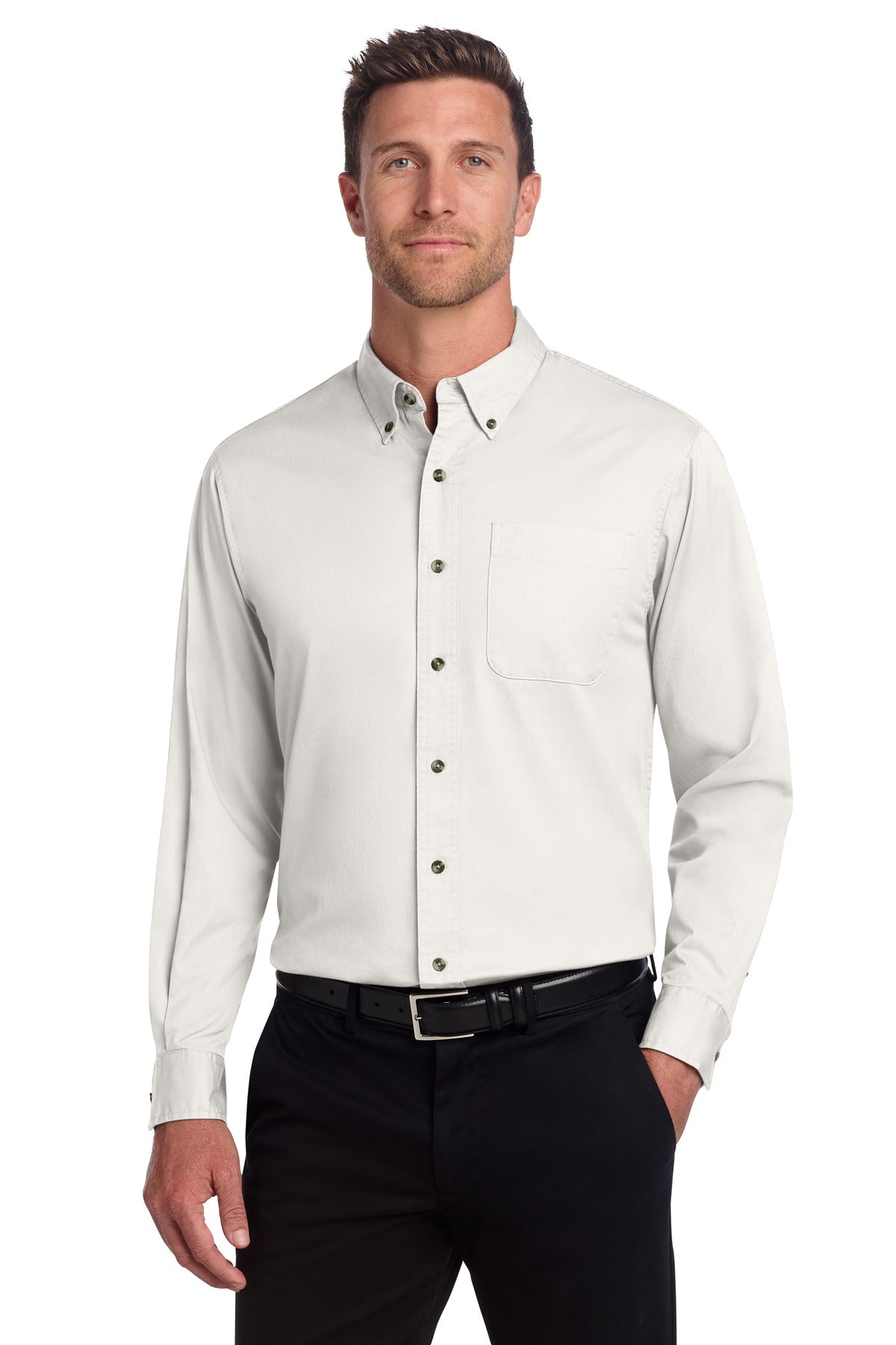 Port Authority Men's   Long Sleeve Twill Shirt