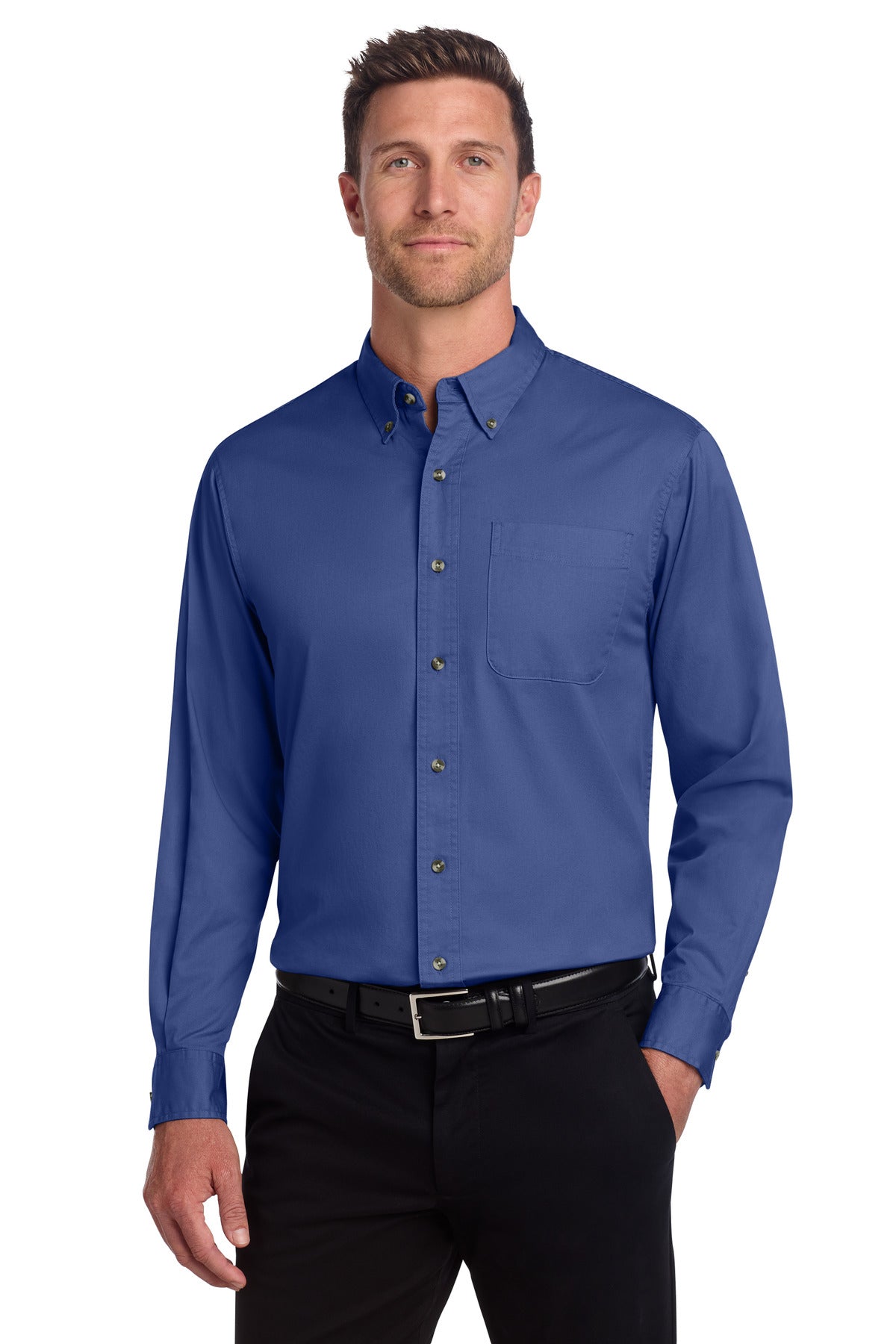 Port Authority Men's   Long Sleeve Twill Shirt