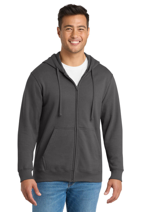 Port & Co Men's   Fan Favorite Fleece Full-Zip Hooded Sweatshirt