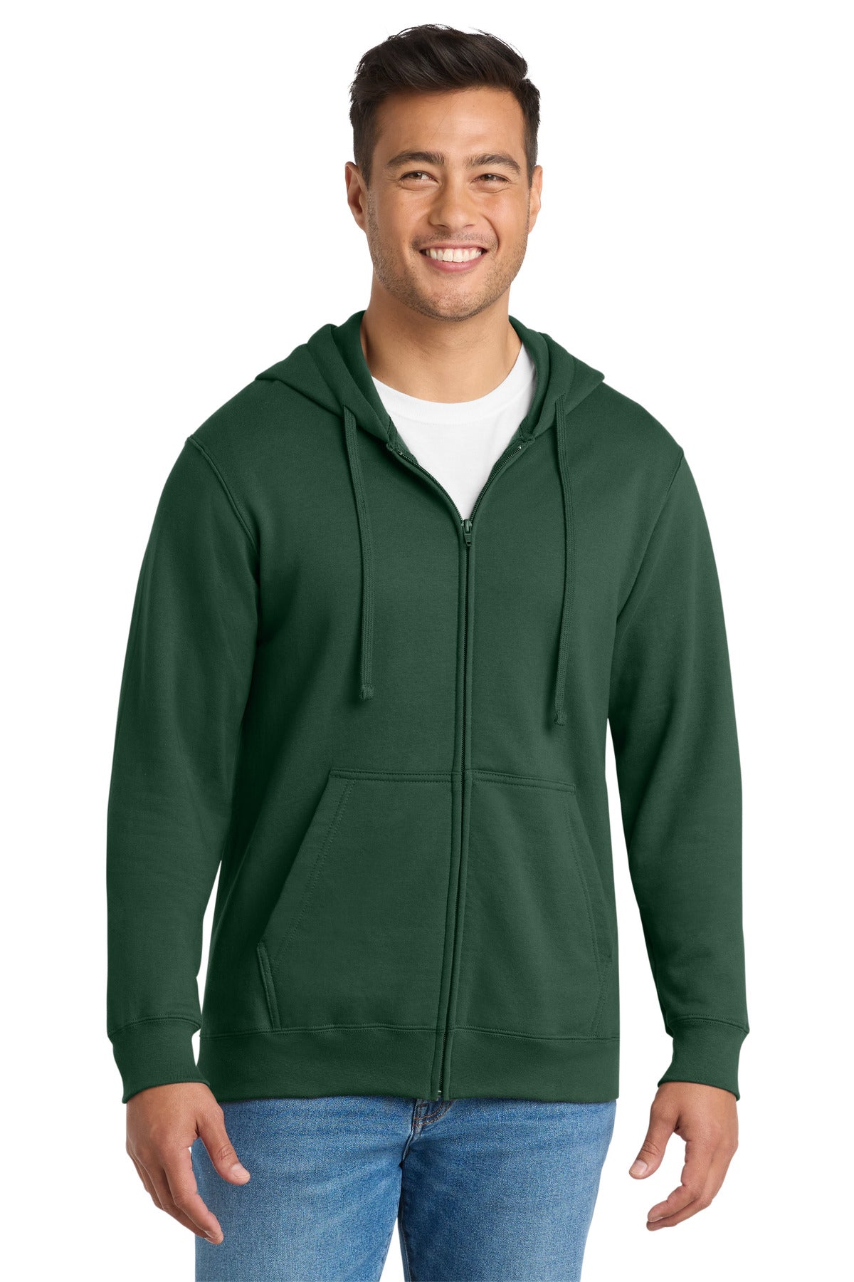 Port & Co Men's   Fan Favorite Fleece Full-Zip Hooded Sweatshirt