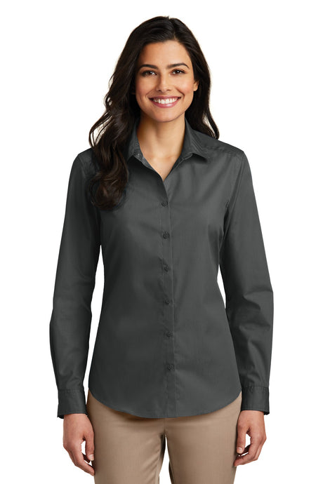 Port Authority Women's   Long Sleeve Carefree Poplin Shirt