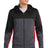 Sport-Tek Men's   Tech Fleece Colorblock Full-Zip Hooded Jacket