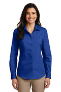 Port Authority Women's   Long Sleeve Carefree Poplin Shirt