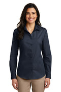 Port Authority Women's   Long Sleeve Carefree Poplin Shirt