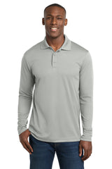 Sport-Tek Men's    PosiCharge    RacerMesh    Long Sleeve Polo
