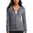 District Women's   Fitted Jersey Full-Zip Hoodie